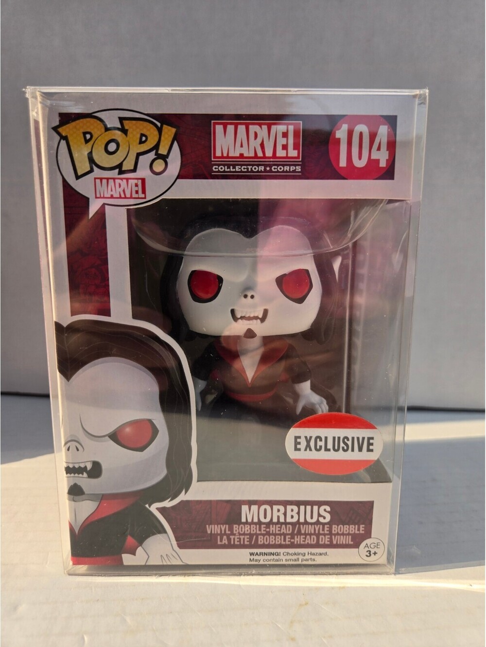 Funko Pop! Marvel Morbius #104 Marvel Collective Corps Exclusive